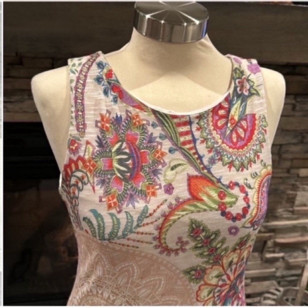 Desigual Colorful Paisley Sleeveless Mini Dress - Picture 6 of 14
